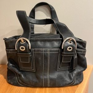 VTG Coach Soho Leather Caryall Shoulder Purse